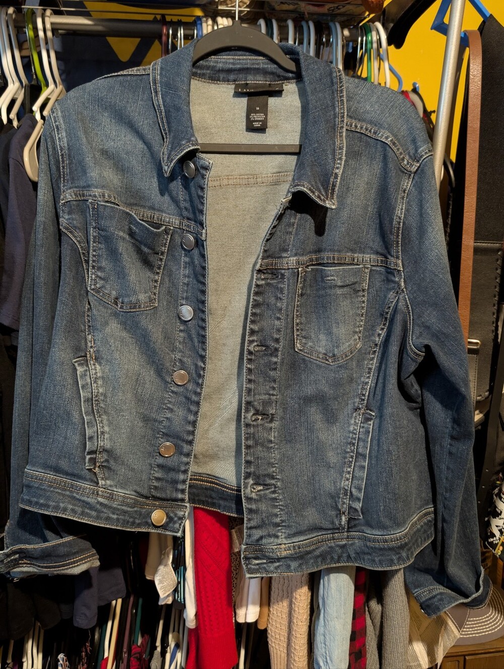 Lane Bryant Medium Blue Denim Jacket